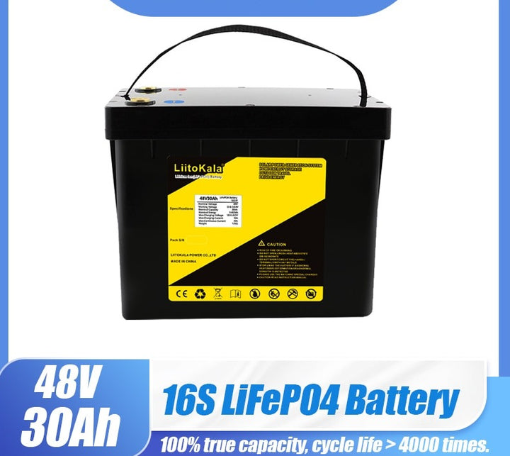 48v 30ah lifepo4 battery 30A BMS 48v 1500w electric bicycle