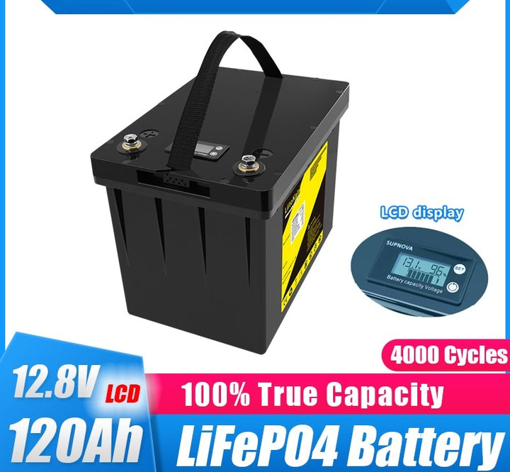 12.8V 100Ah 120Ah 12V Rechargeable Battery Pack