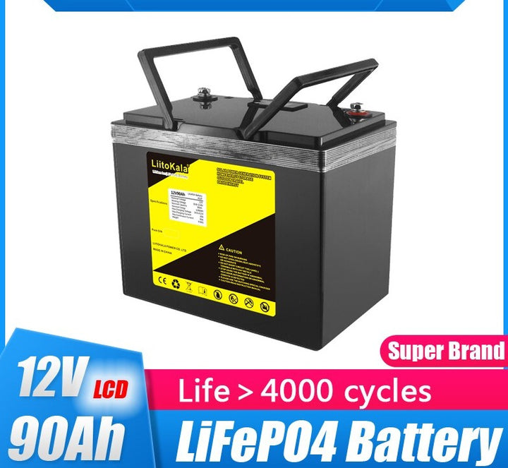 12V 100Ah 120Ah LiFePO4 Battery 12.8V Power Battery 3000 Cycles For RV