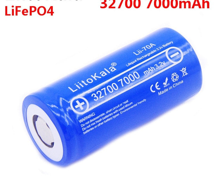 12PCS Lii-70A 3.2V 32700 6500mAh 7000mah 35A 55A High power battery