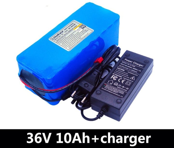 batteries 36v 10ah 42V 10000mAh 10s4p E_bicycle charger 2ah