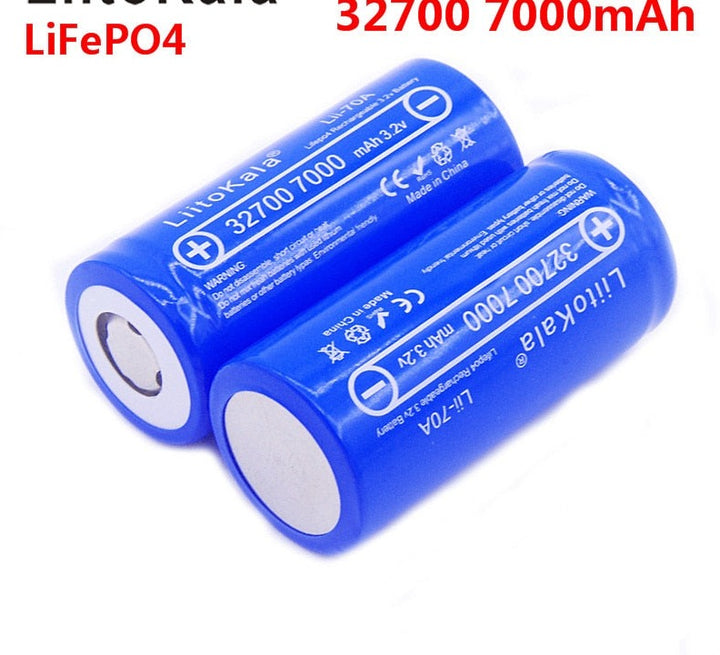 12PCS Lii-70A 3.2V 32700 6500mAh 7000mah 35A 55A High power battery